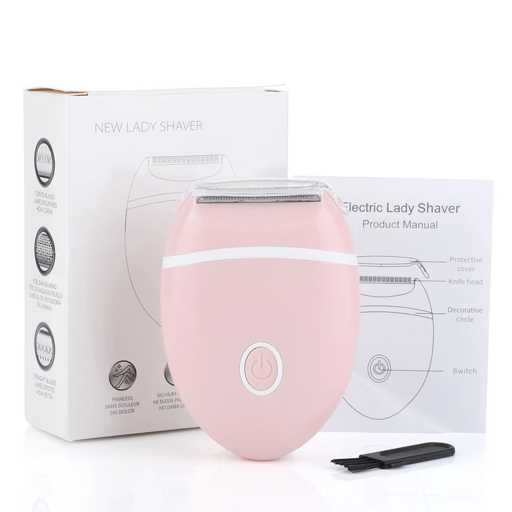 Portable Electric Hair Removal Epilator Women Permanent Painless Face Body Trimmer Bikini 30ml Salicylic Acid Acne Removal Cream