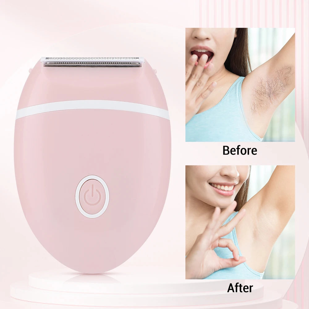 Portable Electric Hair Removal Epilator Women Permanent Painless Face Body Trimmer Bikini 30ml Salicylic Acid Acne Removal Cream